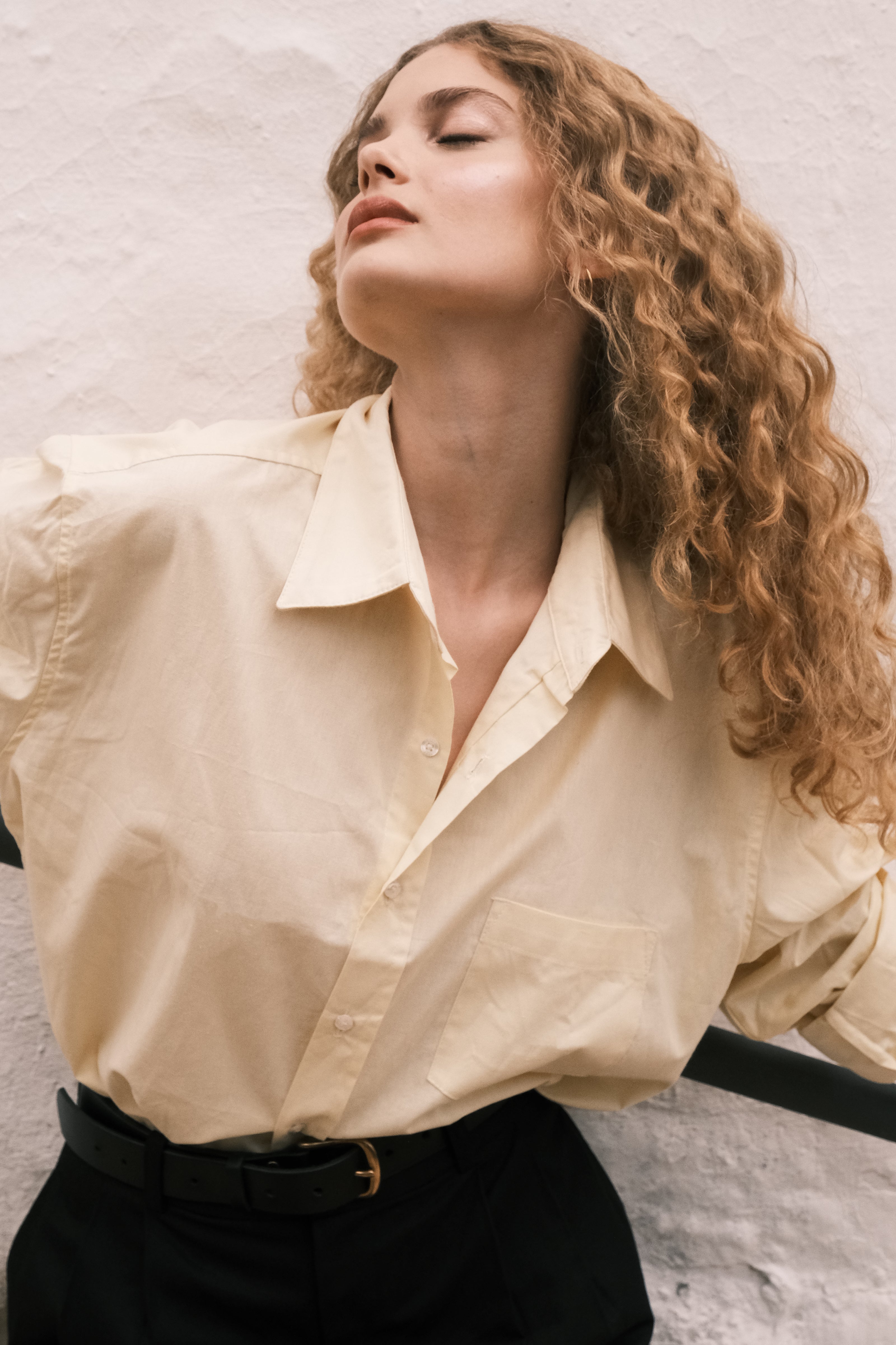 Camisa Amarelo Butter 100% Algodão Premium