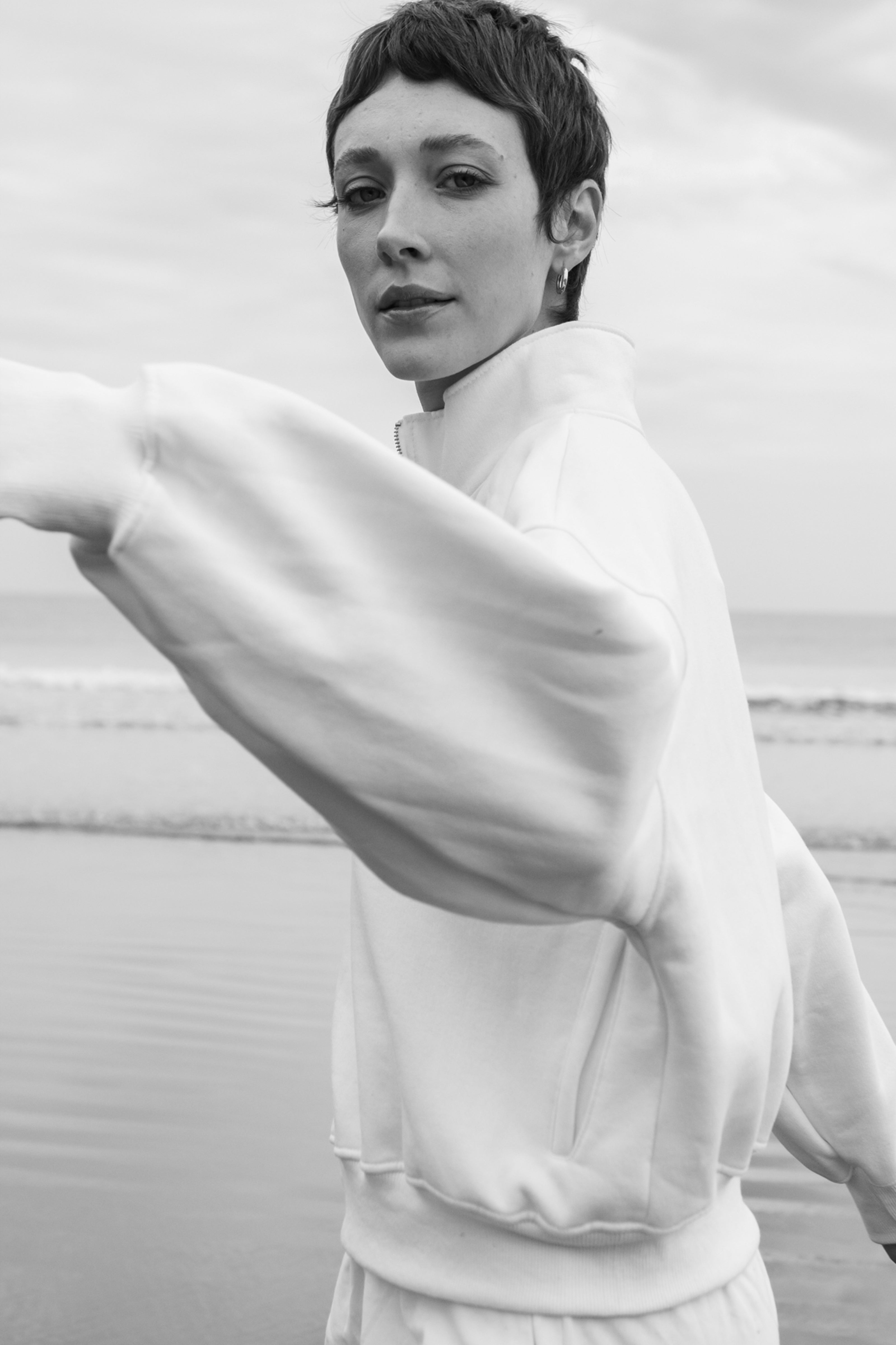 Moletom Bordado Náutico Off-White