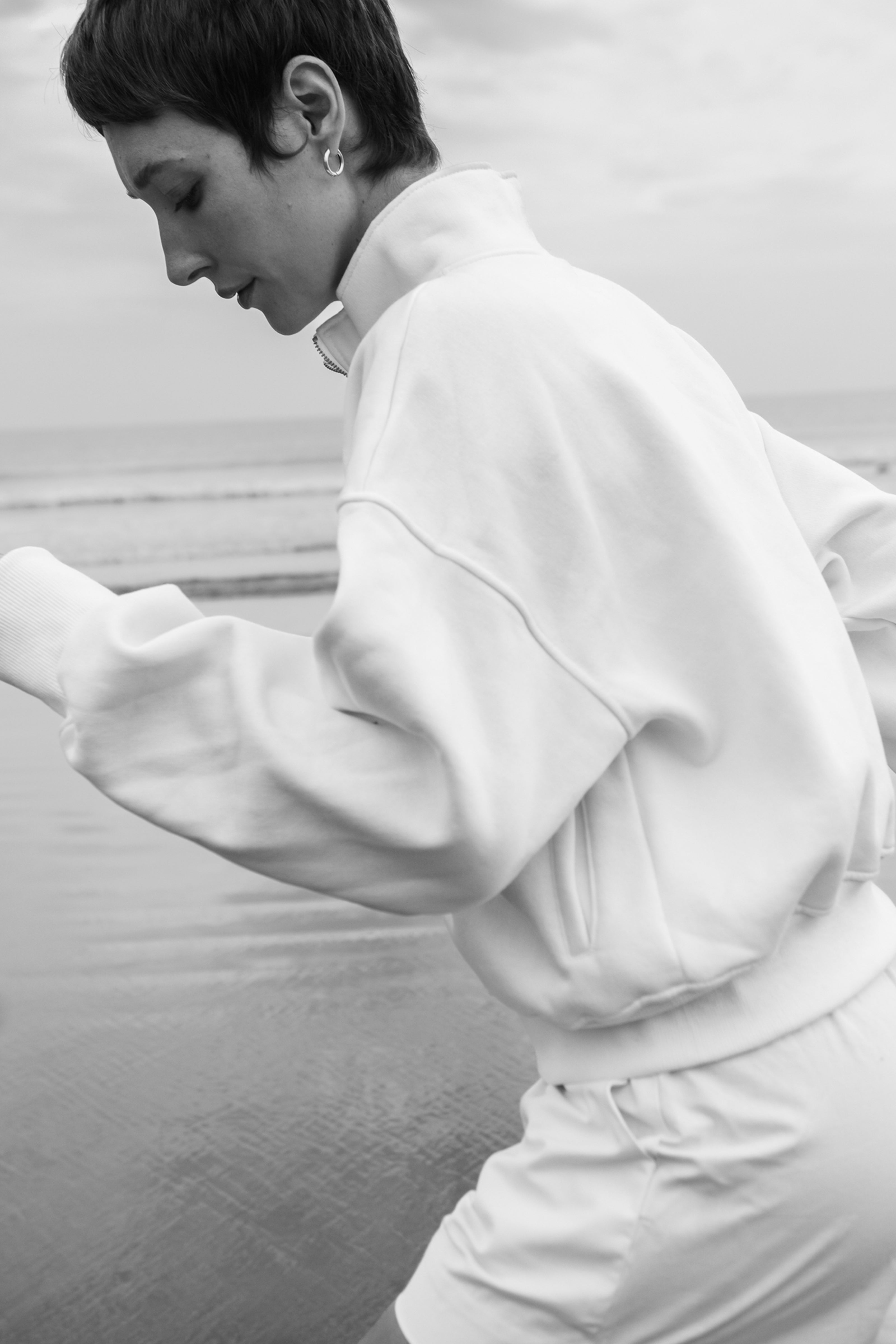 Moletom Bordado Náutico Off-White